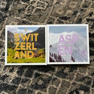 Eyeshadow and highlighter palettes